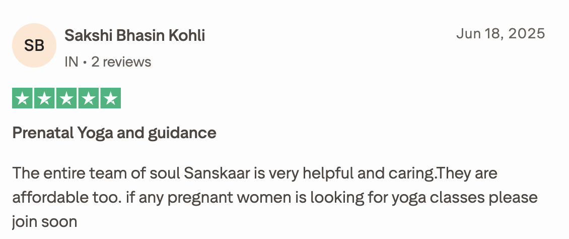 Trustpilot review - 5 stars