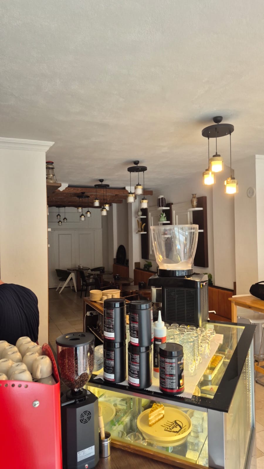 Keef's Kafe kahve tezgahı
