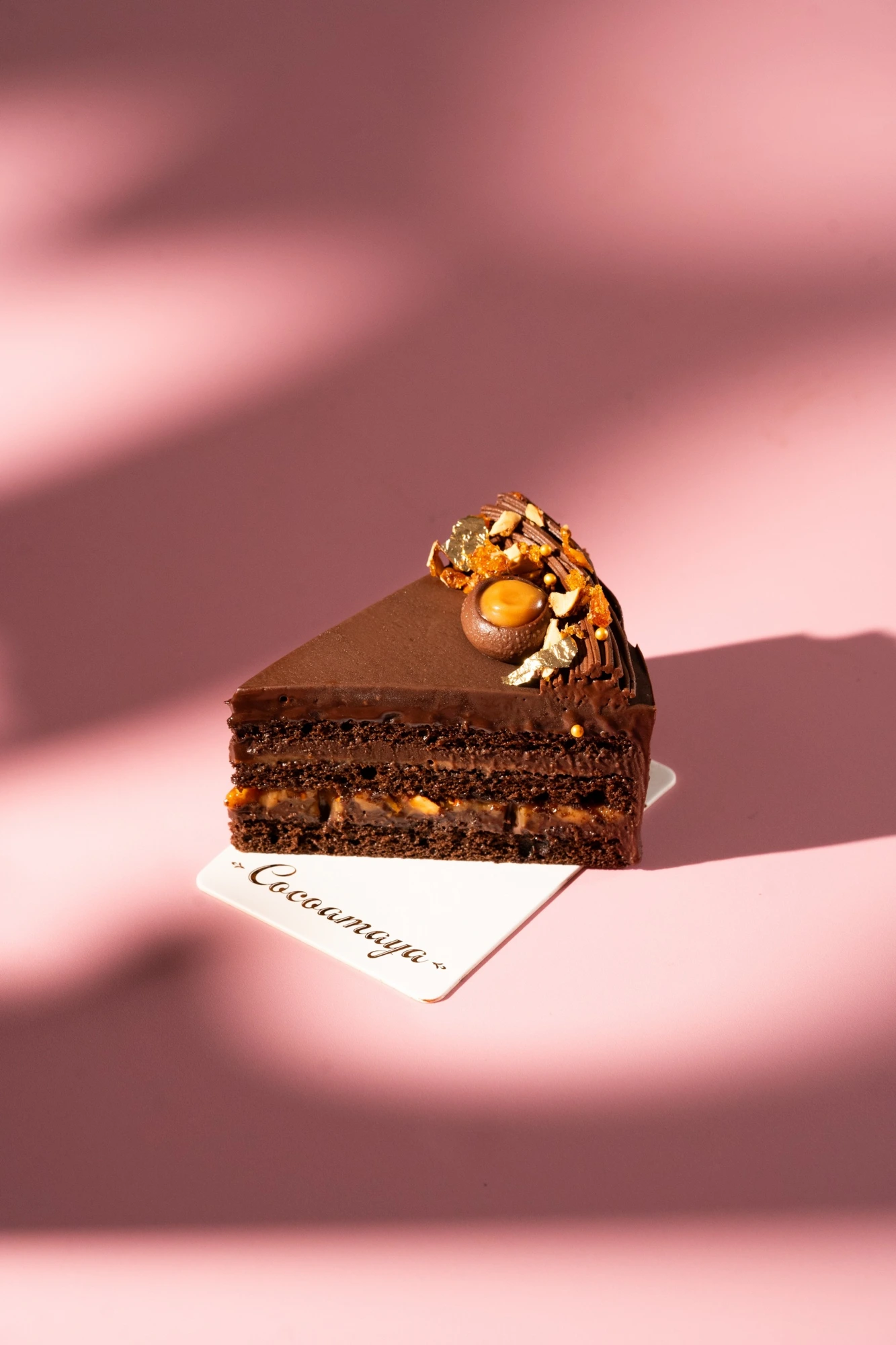 Toffee Almond Caramel Cake