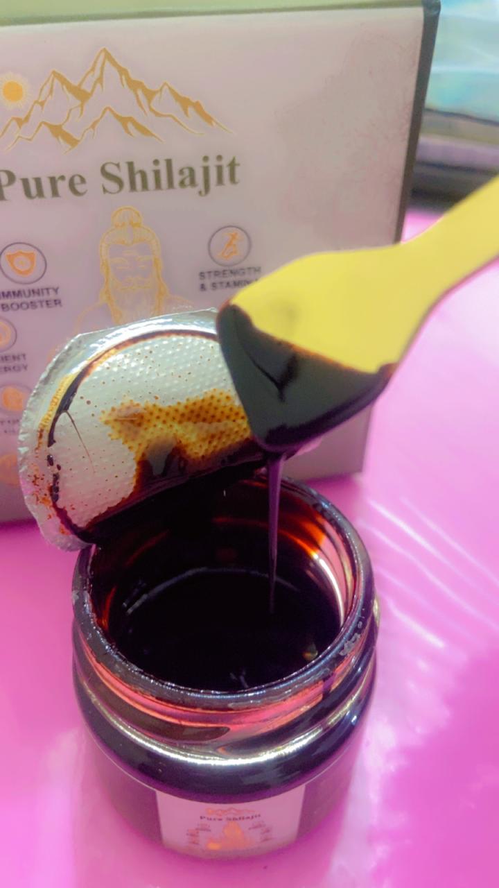 Pure Shilajit jar