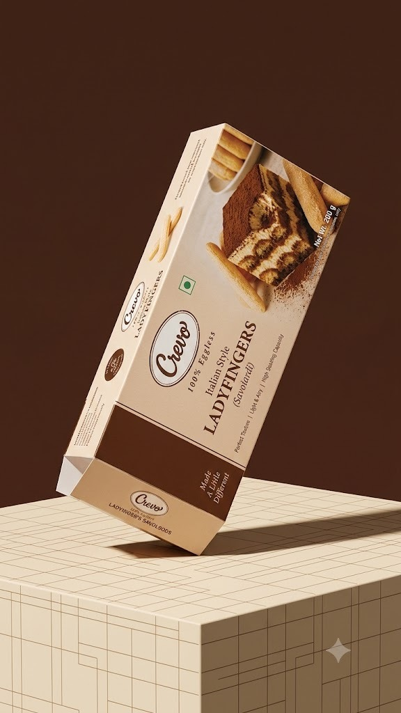 CREVO Italian Style Ladyfingers packaging