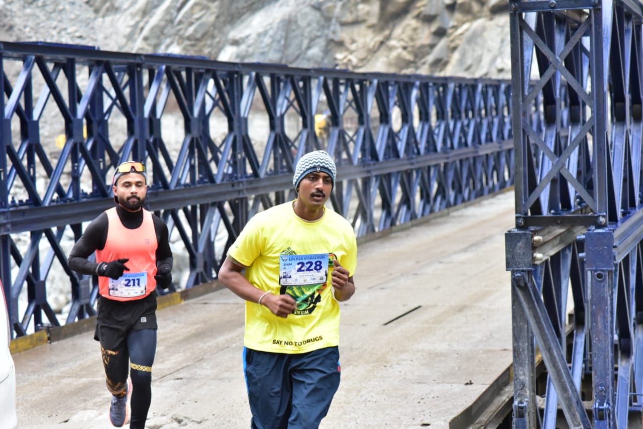 Mountain trail segment — Say No To Drugs run