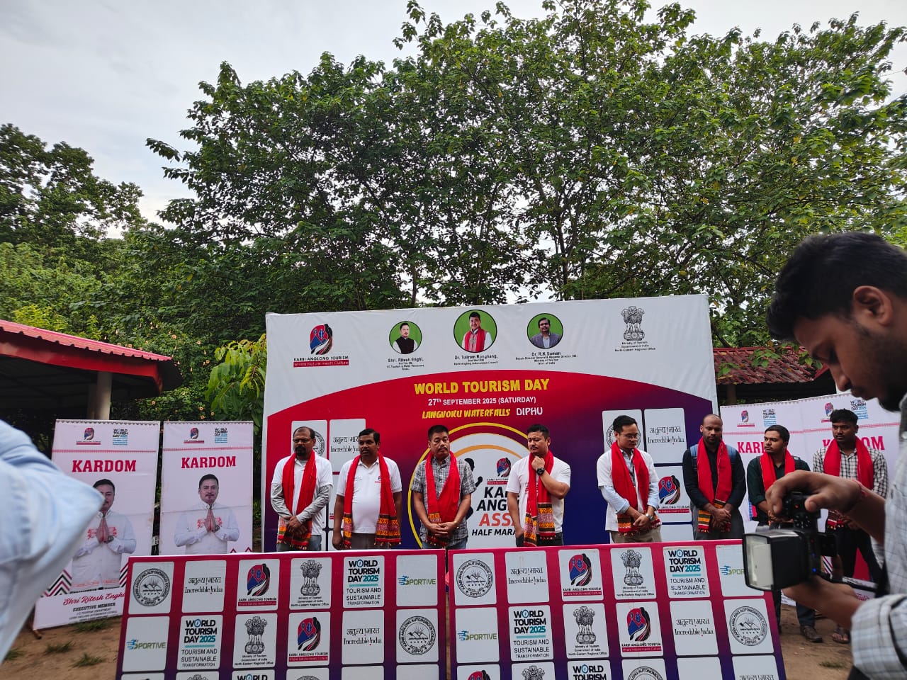 Flag-off at the Karbi Anglong start gate