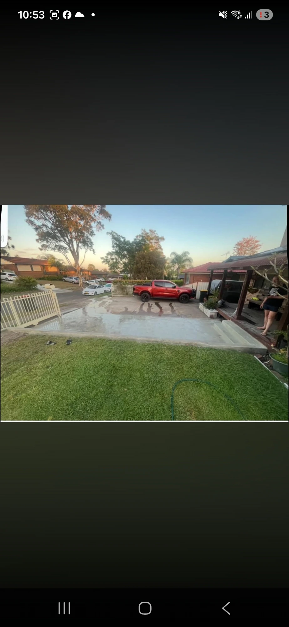 Fresh Driveway Pour