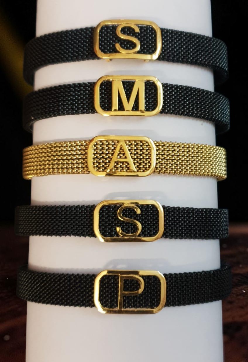 Designer Stretchable Gold Bracelets