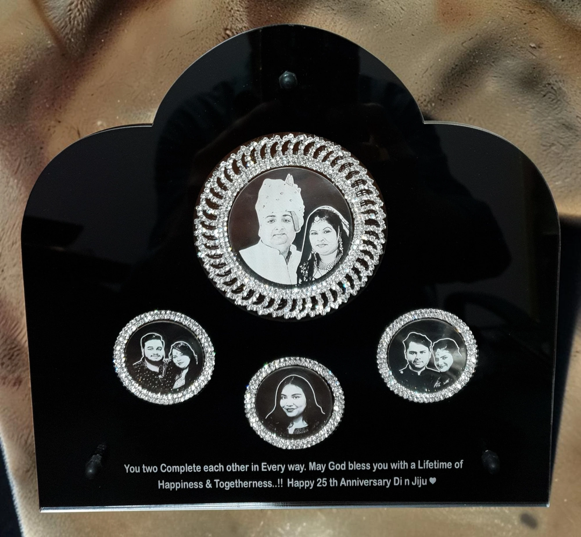 Multi-Coin Arched Acrylic Frame