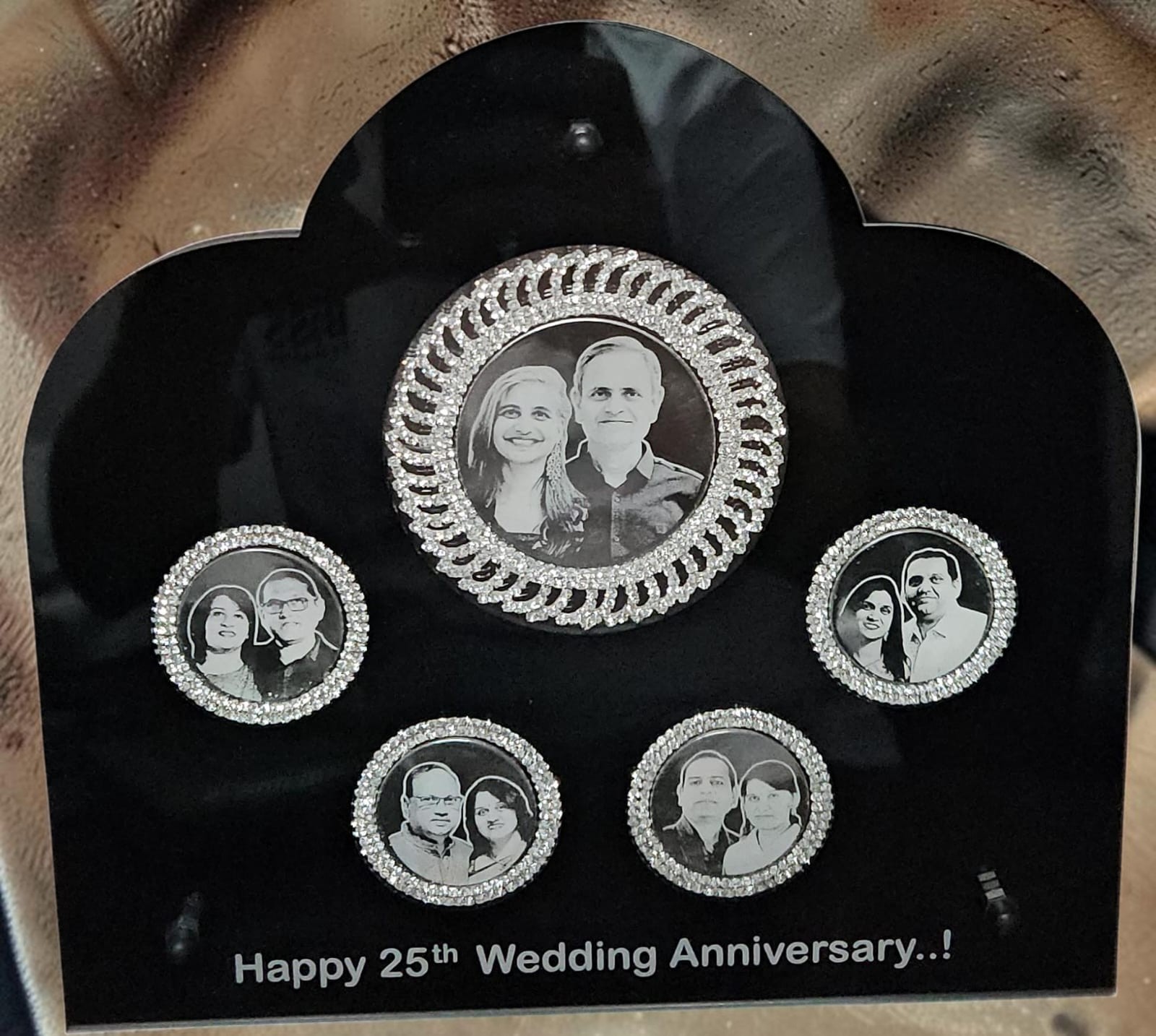 Multi-Coin Arched Acrylic Frame