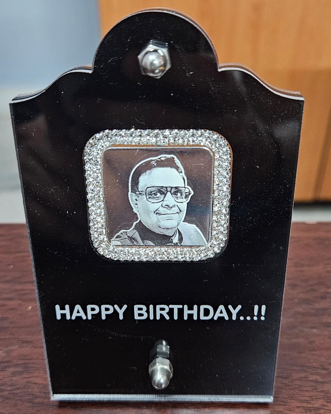 Photo Engraved on Square Silver Coin (10gr – 20gr)