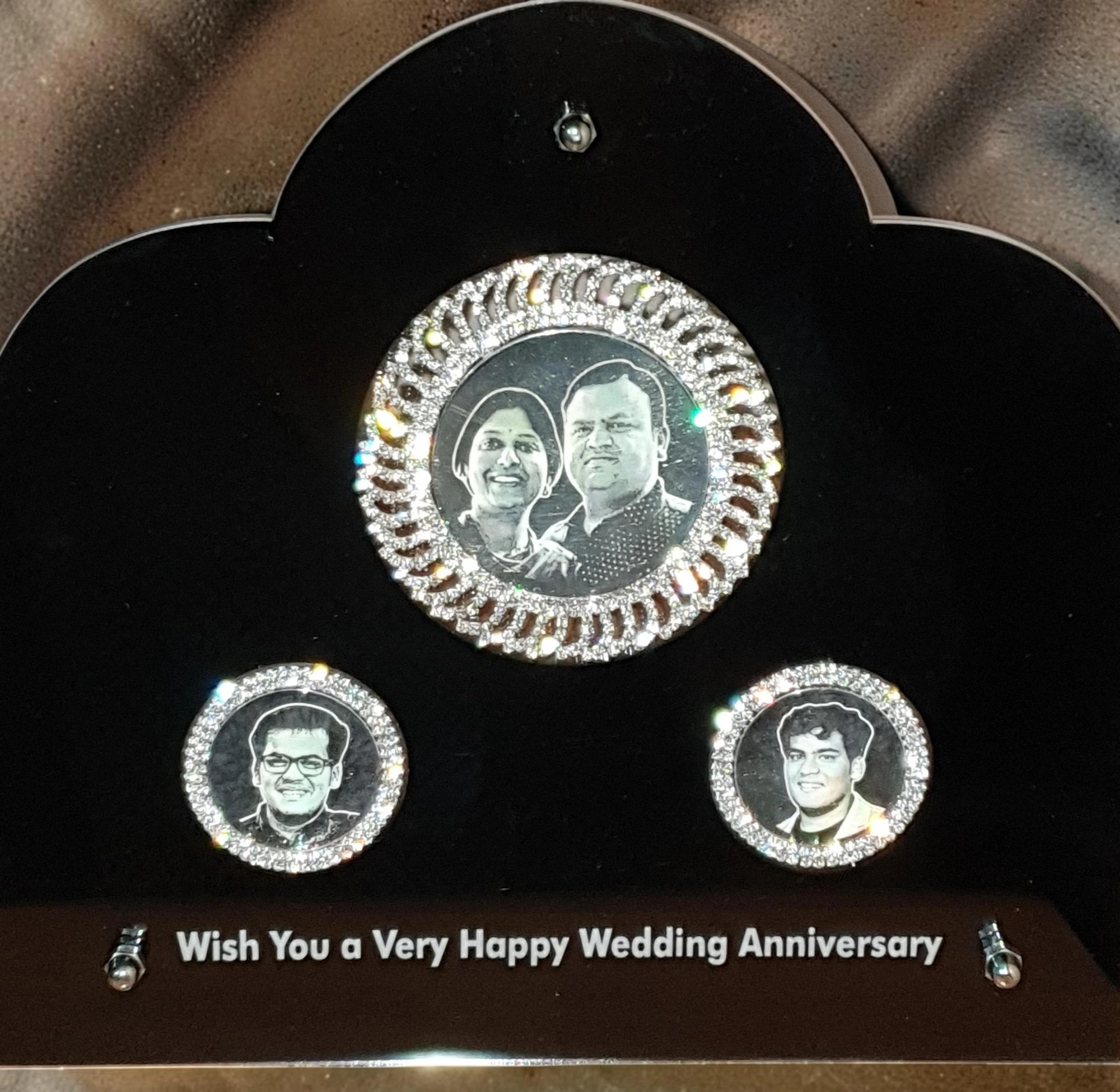 Multi-Coin Arched Acrylic Frame