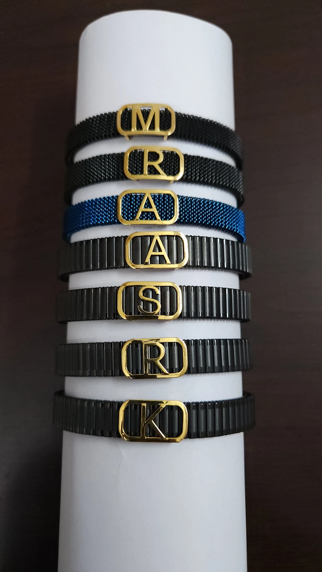 Designer Stretchable Gold Bracelets
