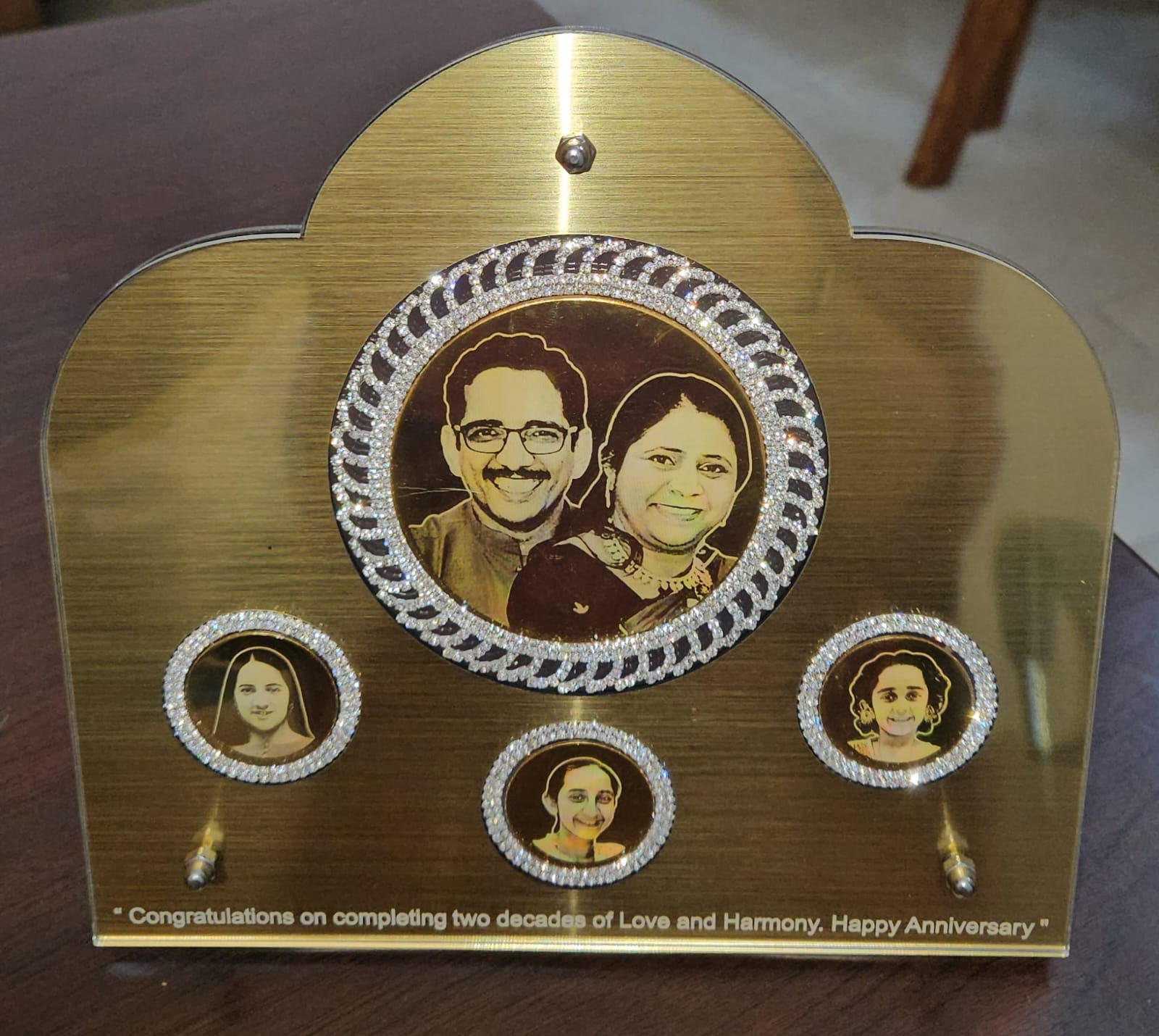Multi-Coin Arched Acrylic Frame