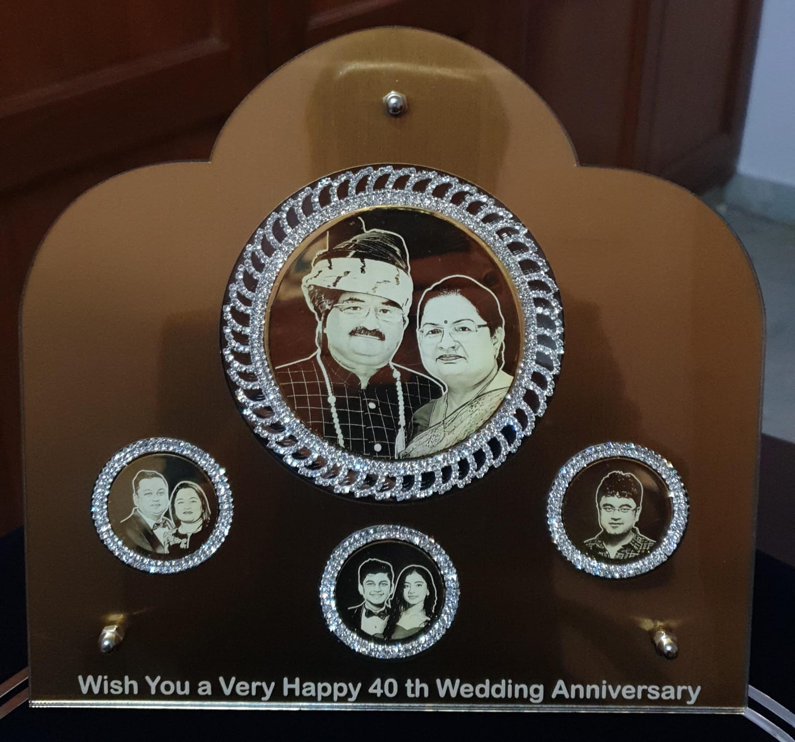 Multi-Coin Arched Acrylic Frame
