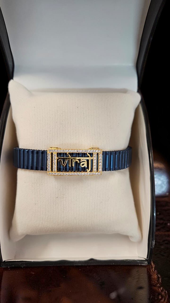 Designer Stretchable Gold Bracelets