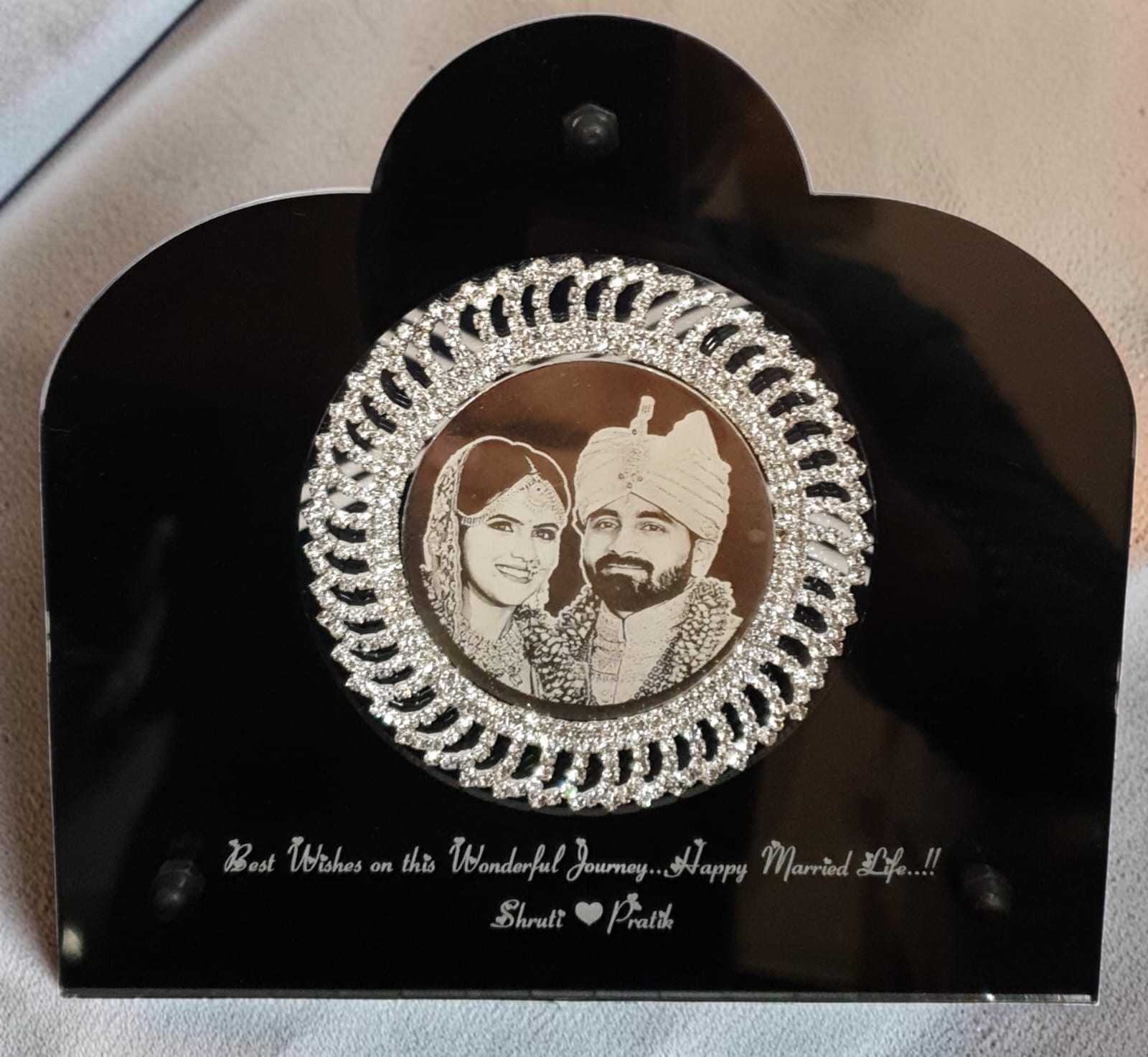 Photo Engraved Silver Coin — 30g