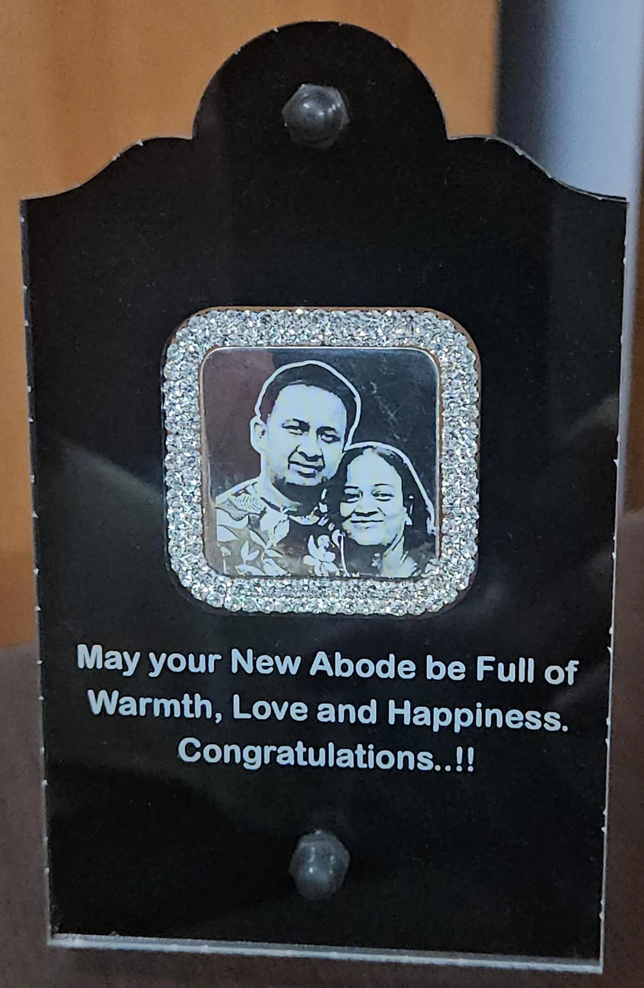 Photo Engraved on Square Silver Coin (10gr – 20gr)
