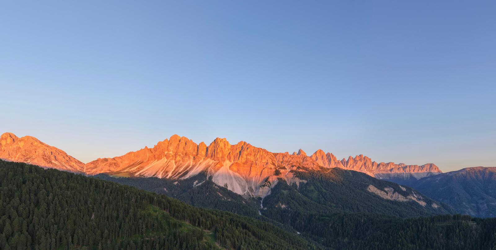 Dolomites at golden hour