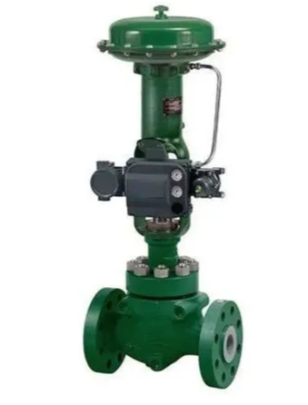 Pneumatic control valve with digital valve positioner