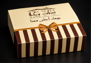 علب قهوة وهدية كتكوين تغليف مرجعي