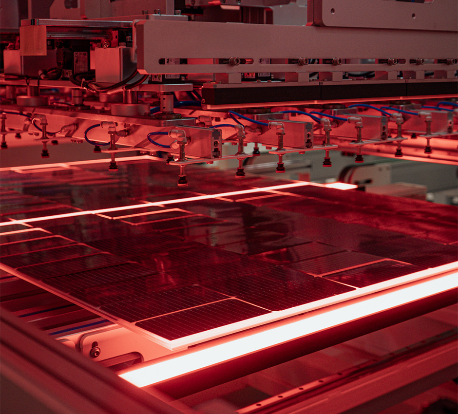 Processo di Saldatura automatica delle stringhe fotovoltaiche