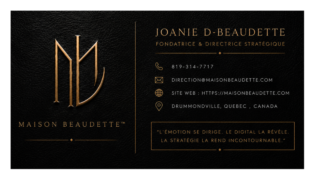 Carte Maison Beaudette recto