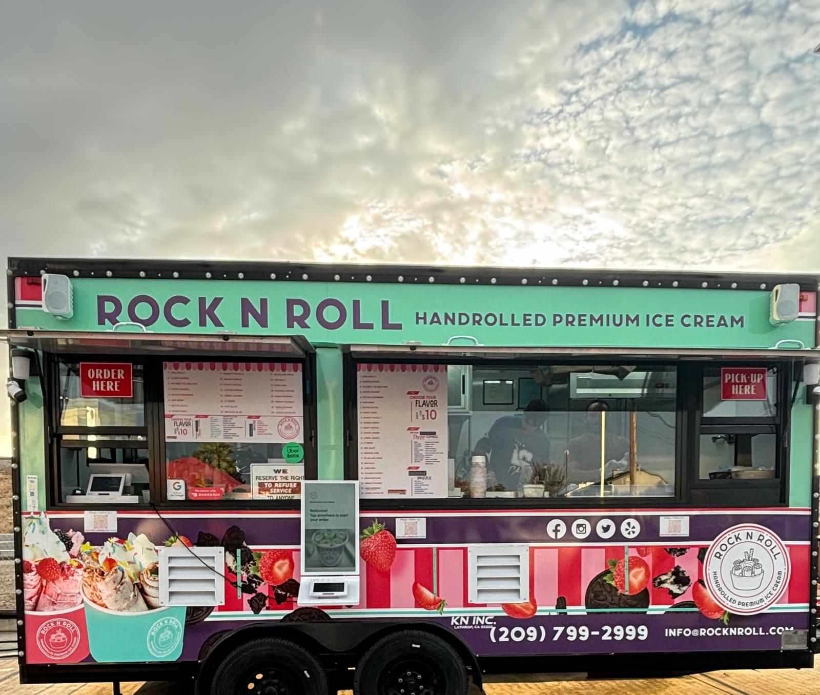 The original Rock N Roll hand-rolled ice cream truck