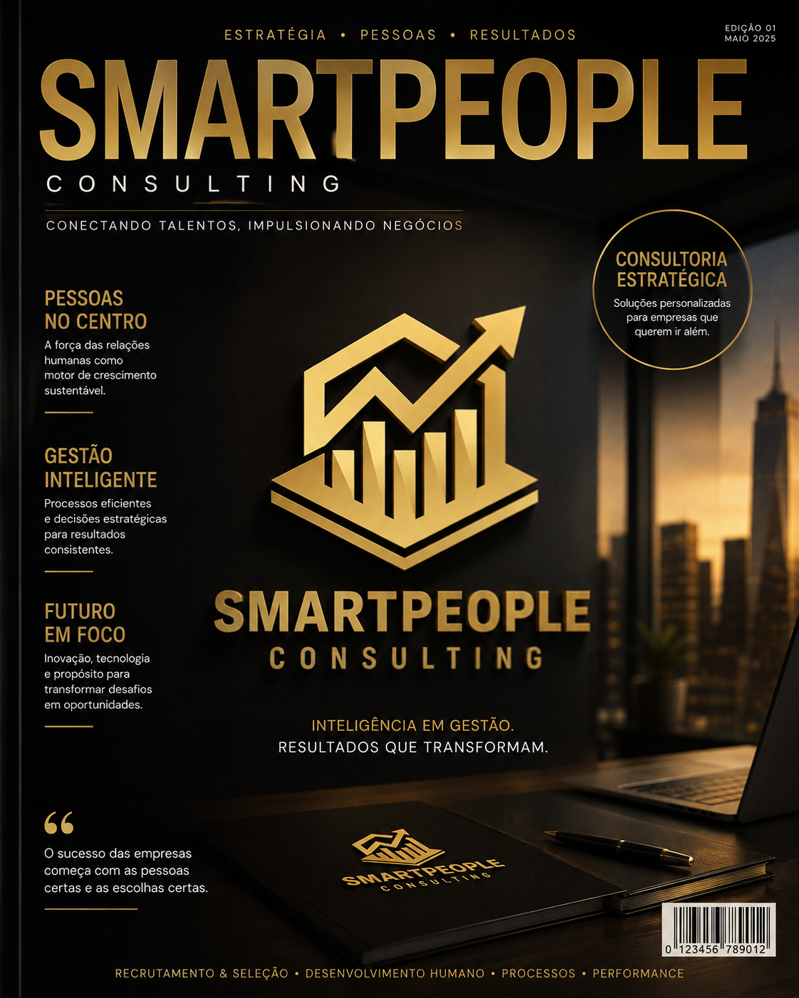 Capa da Edição 01 da SmartPeople Consulting — Estratégia, Pessoas e Resultados